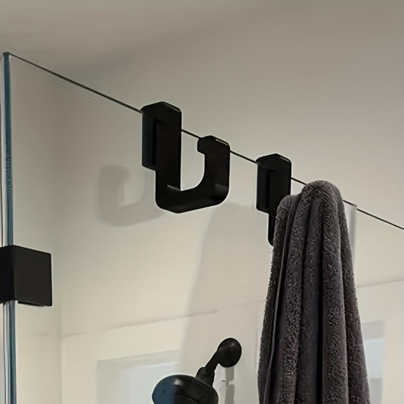 Heavy Equipment Glass - 2pcs 3D Heavy-duty Shower Hook,suitable for
