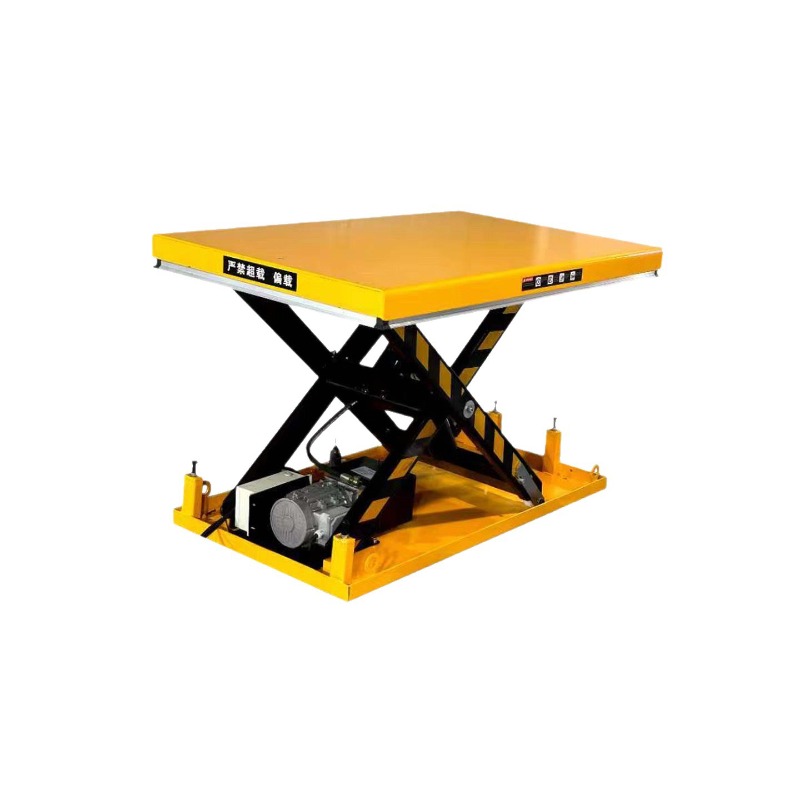 Heavy Equipment Transporter - Heavy Duty Fixed Scissor Lift Table