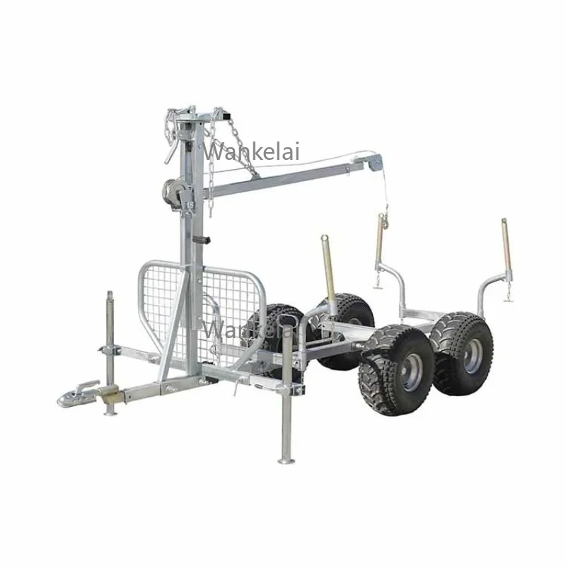 Atv Forestry Trailer Timber Lo - огляд і ціна Heavy Equipment Transporter