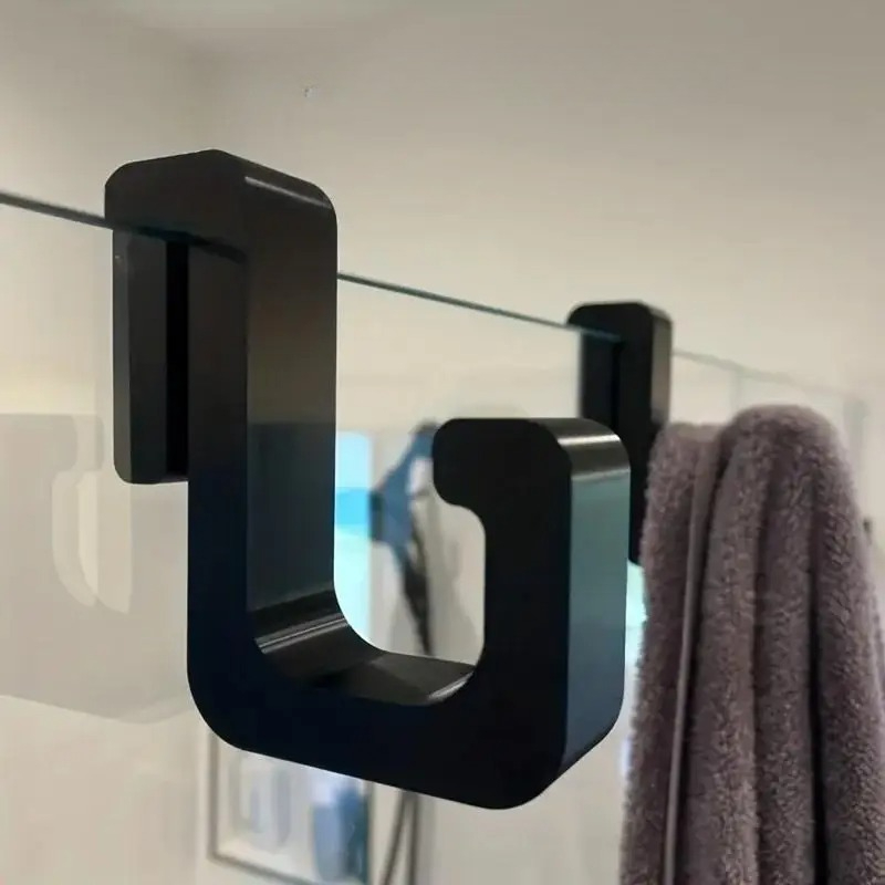 2pcs 3D Heavy-duty Shower Hook - огляд і ціна Heavy Equipment Glass