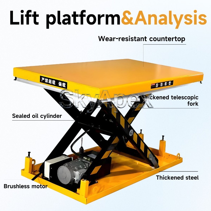 Heavy Duty Fixed Scissor Lift  - огляд і ціна Heavy Equipment Transporter