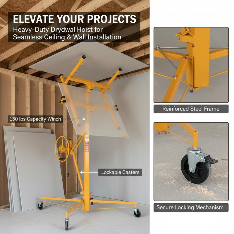 Panel Jack 11ft For Ceiling In - огляд і ціна Heavy Equipment Yellow