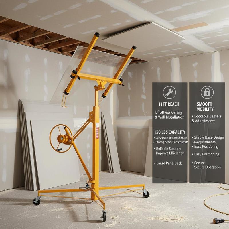 Panel Jack 11ft For Ceiling In - огляд і ціна Heavy Equipment Yellow