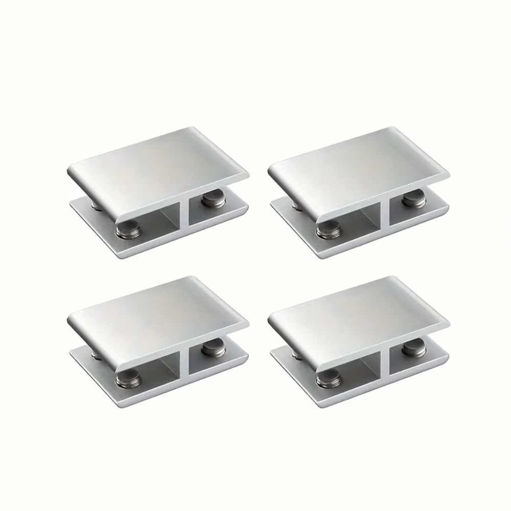 4Pcs Glass Clamps, Double Side - огляд і ціна Heavy Equipment Glass