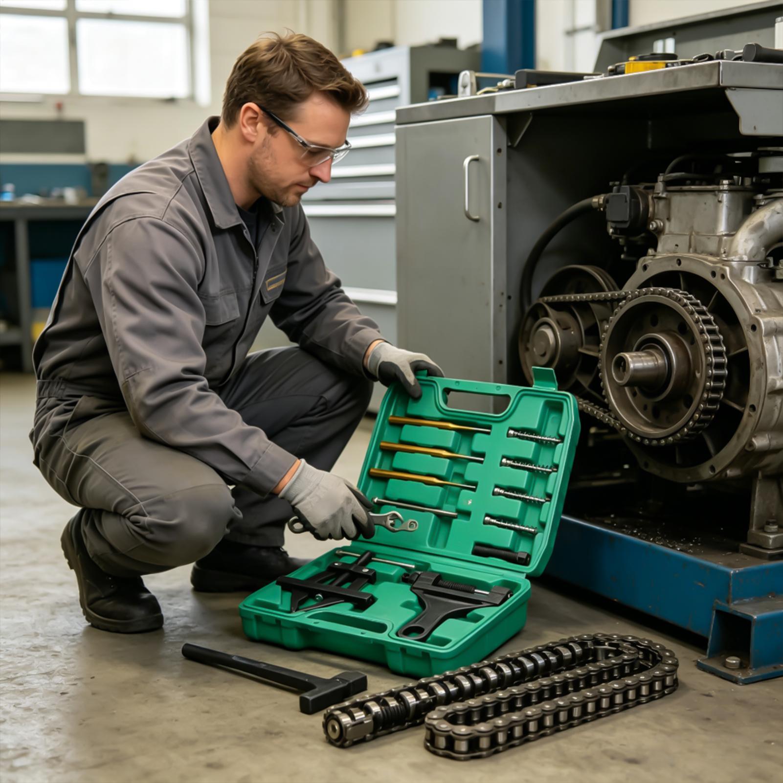 Roller Chain Breaker Tool 60-2 - огляд і ціна Heavy Equipment Mechanic