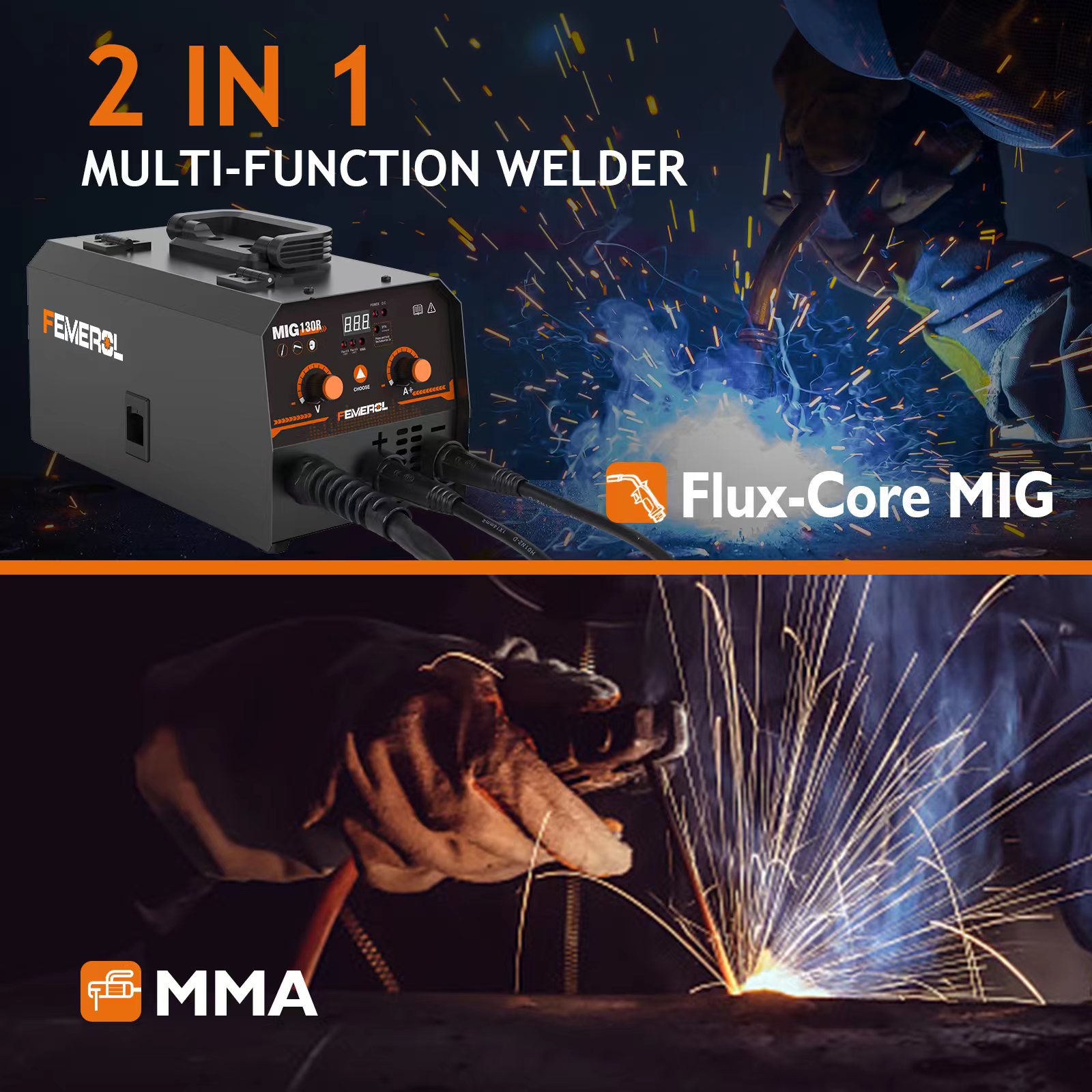 FEMEROL 2 In 1 MIG Welding Mac - огляд і ціна Portable Welding Generator