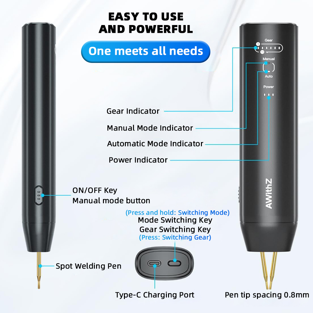 Awithz Portable Battery Spot W - огляд і ціна Portable Welding Generator
