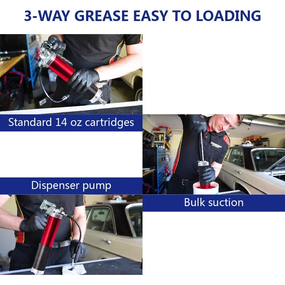7000PSI Oil Grease Gun Kit Man - огляд і ціна Grease For Heavy Equipment