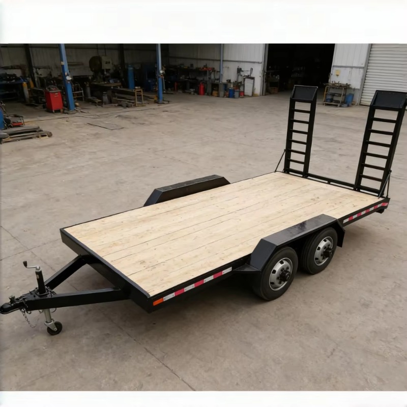 Tandem Axle Wood Deck Equipmen - огляд і ціна Heavy Equipment Hauling