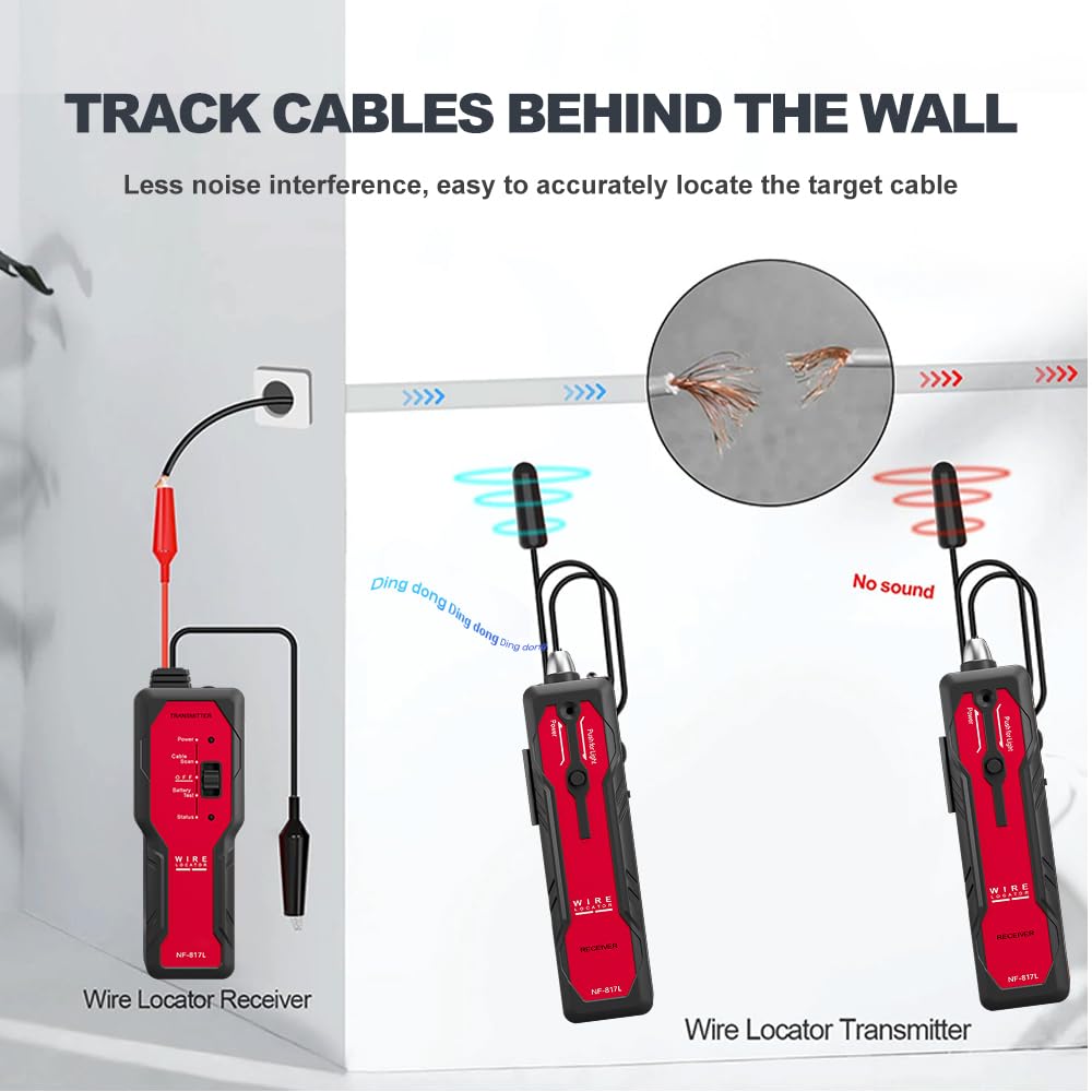 Noyafa NF-817L Underground Cab - огляд і ціна Underground Cable Detector