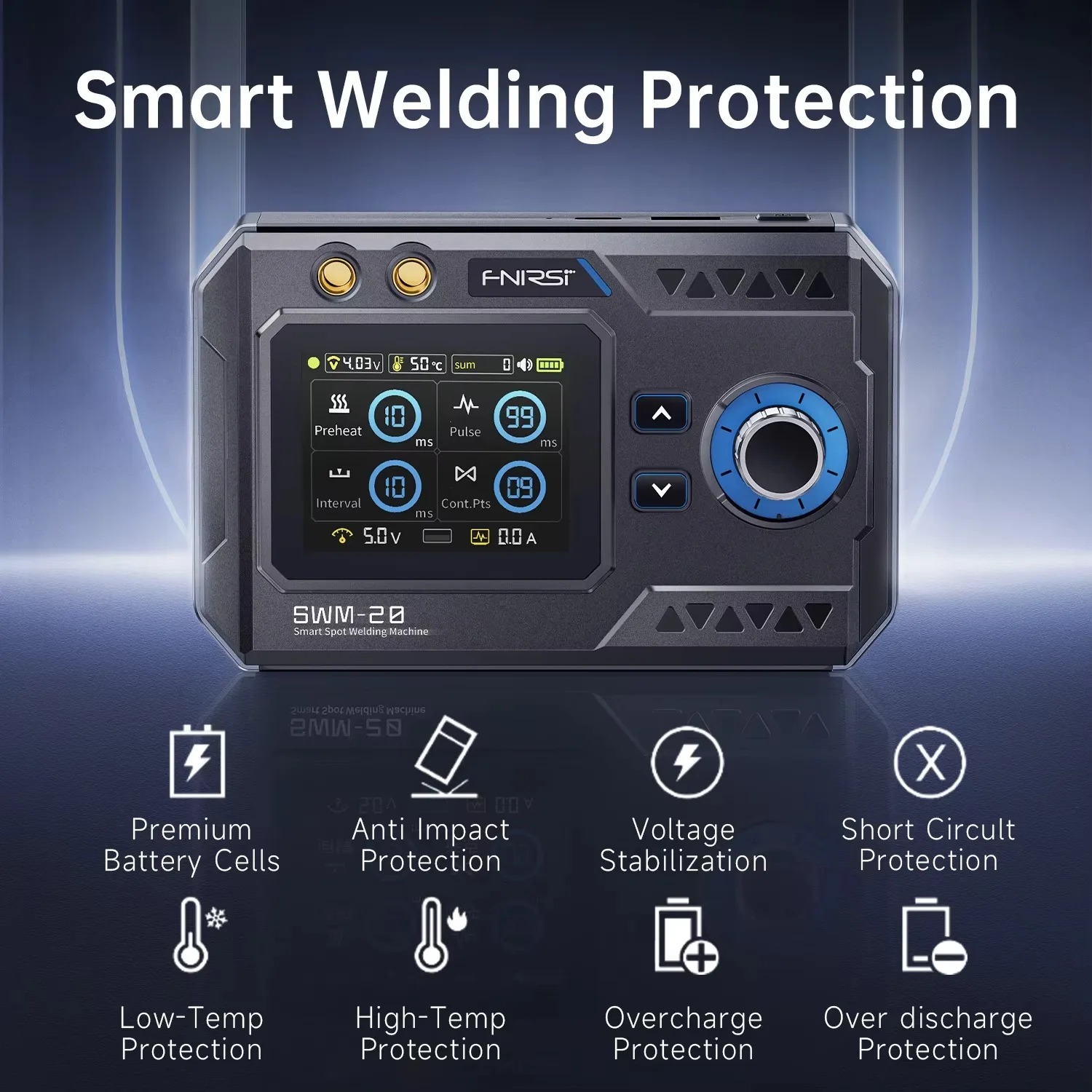 FNIRSI SWM-20 Double Pulse Bat - огляд і ціна Portable Welding Generator